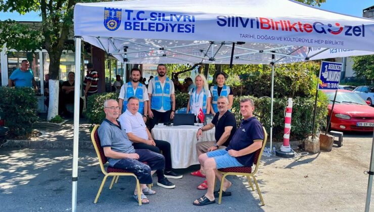 Silivri Belediyesi’nden “Belediye Kapınızda” Projesi Hızla Devam Ediyor