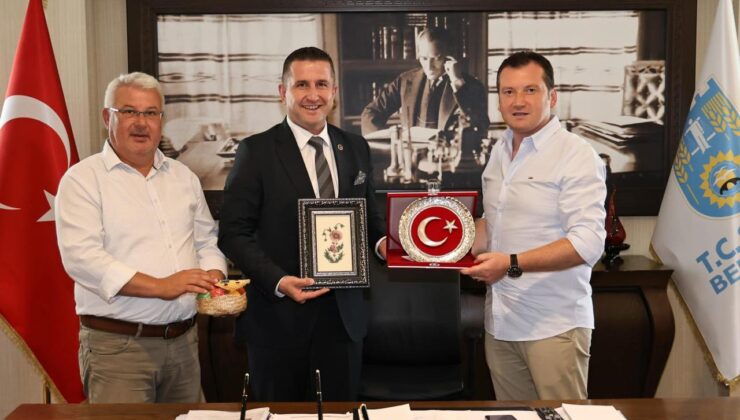 Lalapaşa Belediye Başkanı Zafer Sezgin Geldi Silivri Belediye Başkanı Bora Balcıoğlu’nu Ziyaret Etti