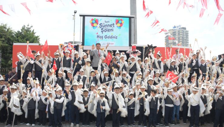 Esenyurtlu çocuklar sünnet şöleninde doyasıya eğlendi