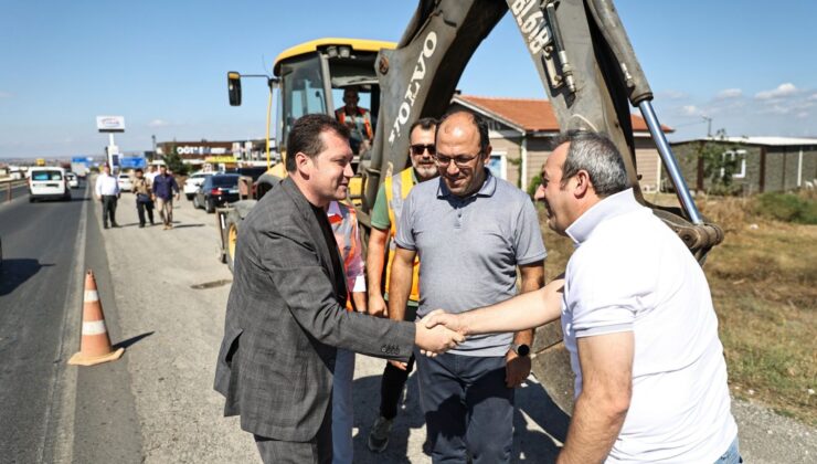 Silivri Belediye Başkanı Bora Balcıoğlu, Yol Bakım ve Onarım Çalışmalarını Ziyaret Etti