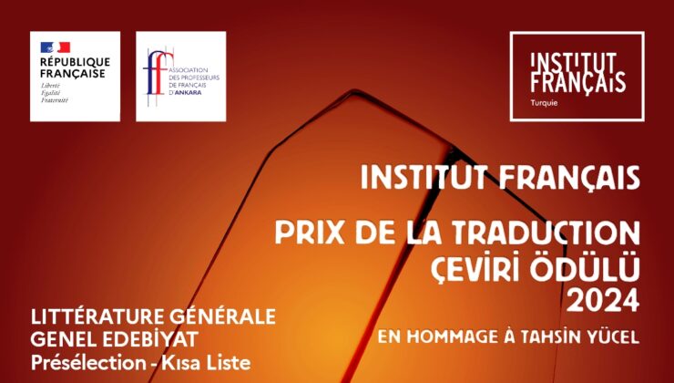 Fransızca çeviri ödülünde kısa liste açıklandı