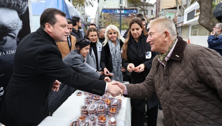 Başkan Balcıoğlu, Atatürk’ün Vefaatının 86. Yıl Dönümü İçin Lokma Dağıttı