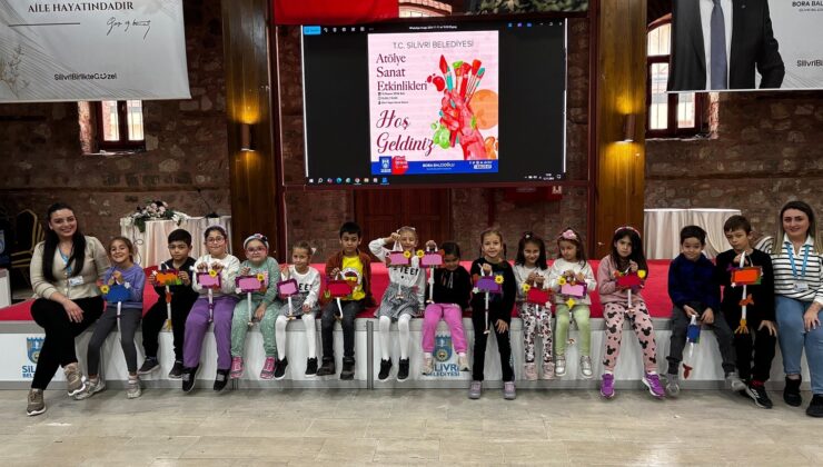 Silivri Belediyesi Çocuklara Atölye Sanat Etkinlikleri Düzenledi
