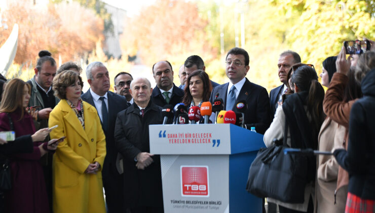 Türkiye Belediyeler Birliği Encümeni basın açıklaması