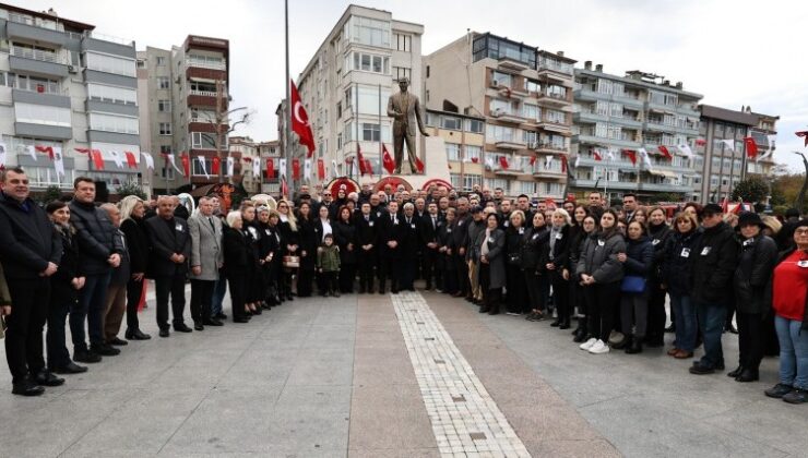 Atatürk’ün 86. Ölüm Yıl Dönümünde Silivri’de Anma Töreni Düzenlendi