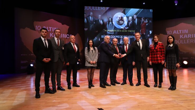 Büyükçekmece Belediyesi’nin 2 projesine Altın Karınca Ödülü