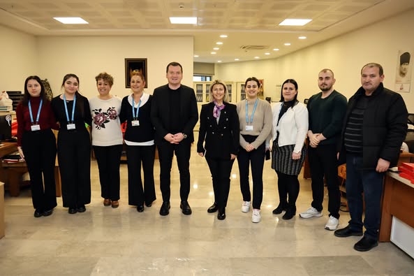 Başkan Balcıoğlu, Halkla İlişkiler Müdürlüğü’nü Ziyaret Etti