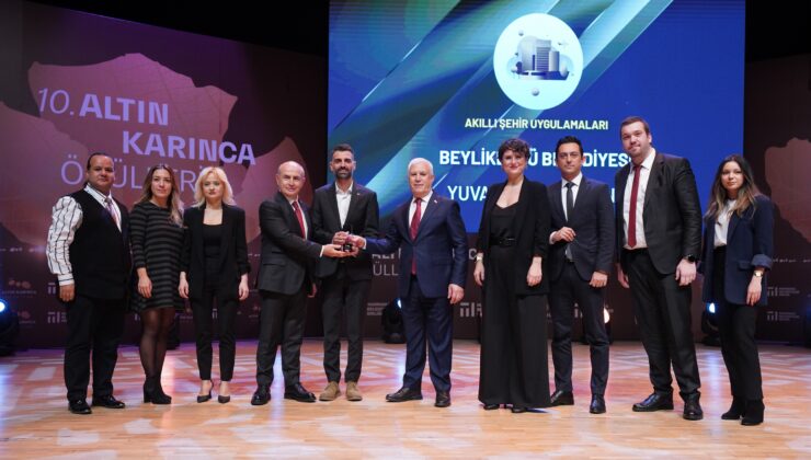 Beylikdüzü Belediyesine  “Yuvam olur musun?” projesi ile Altın Karınca ödülü