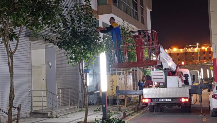 Silivri Belediyesi Ağaç Budama Çalışmalarına Devam Ediyor