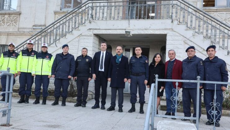 Yılın Son Gününde Görev Başındaki Kahramanlara Anlamlı Ziyaret