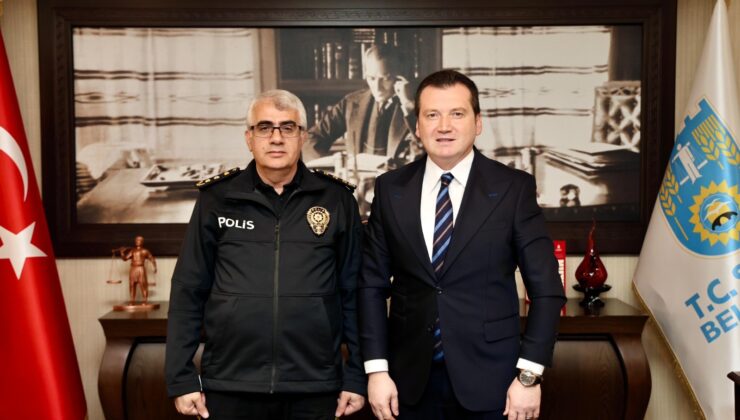 Başkan Balcıoğlu, İlçe Emniyet Müdürü Ali Osman Turhan’ı Makamında Ağırladı