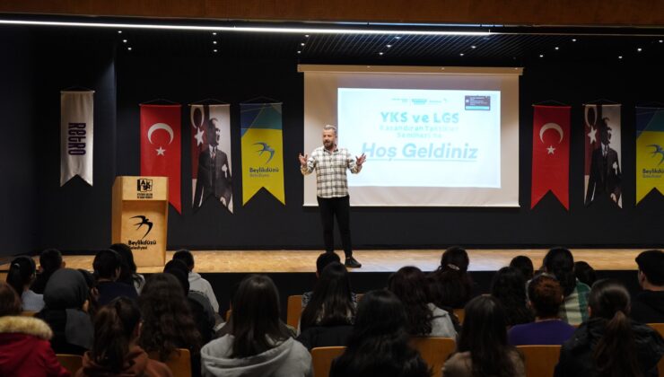 LGS ve YKS adayları için “Kazandıran taktikler semineri” düzenlendi