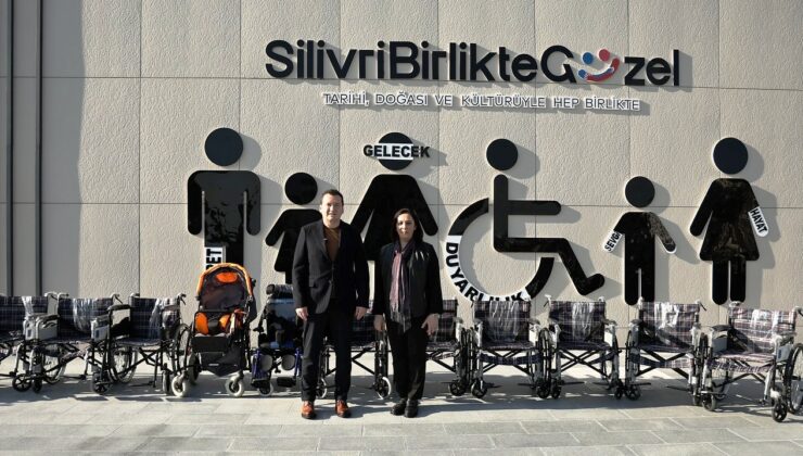 Silivri Belediyesi engelli vatandaşlara yardım malzemesi desteğinde bulundu