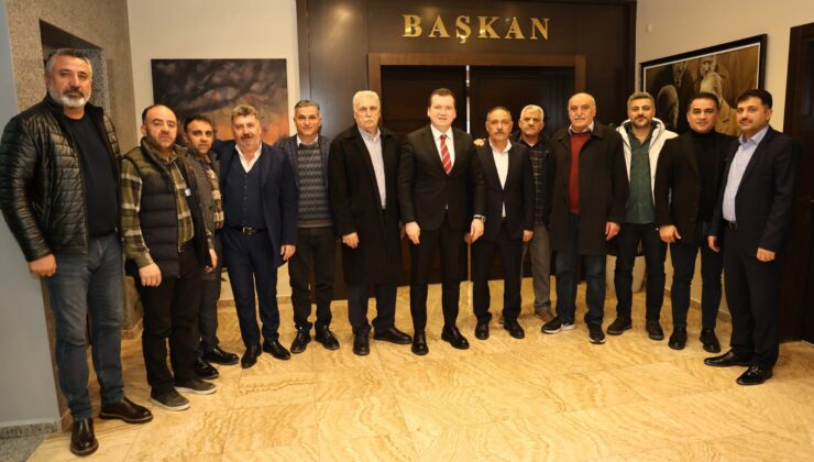 Başkan Balcıoğlu, Muşlular Derneği yönetim kurulu üyelerini makamında ağırladı