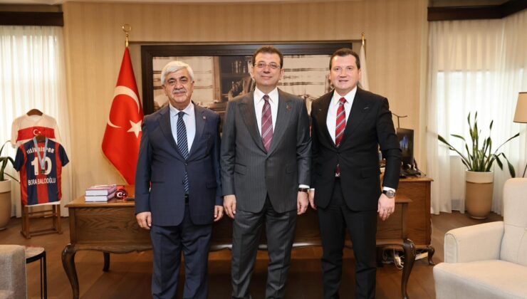 Başkan Balcıoğlu, Türkiye Belediyeler Birliği ve İBB Başkanı Ekrem İmamoğlu’nu Ağırladı