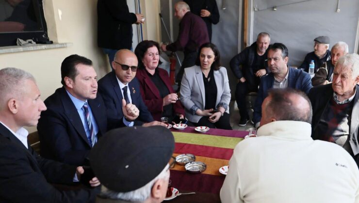 Başkan Balcıoğlu, Sayalar Köy Kahvesi’nde Vatandaşlarla Buluştu