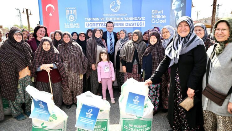 Sayalar Mahallesi’nde Gübre Dağıtım Töreni Gerçekleşti