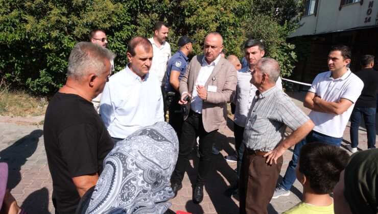 Duvarlarından ses geldiği için boşaltılan 2 binada teknik incelemeler başlatıldı