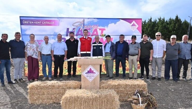 Çatalca’da Ayçiçeği Hasat Bayramı Coşkusu