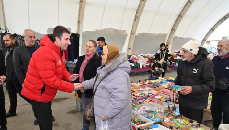Başkan Erhan Güzel’den Perşembe Pazarı Ziyareti
